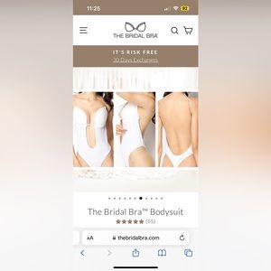 Bridal bra for low back/deep v neck dress